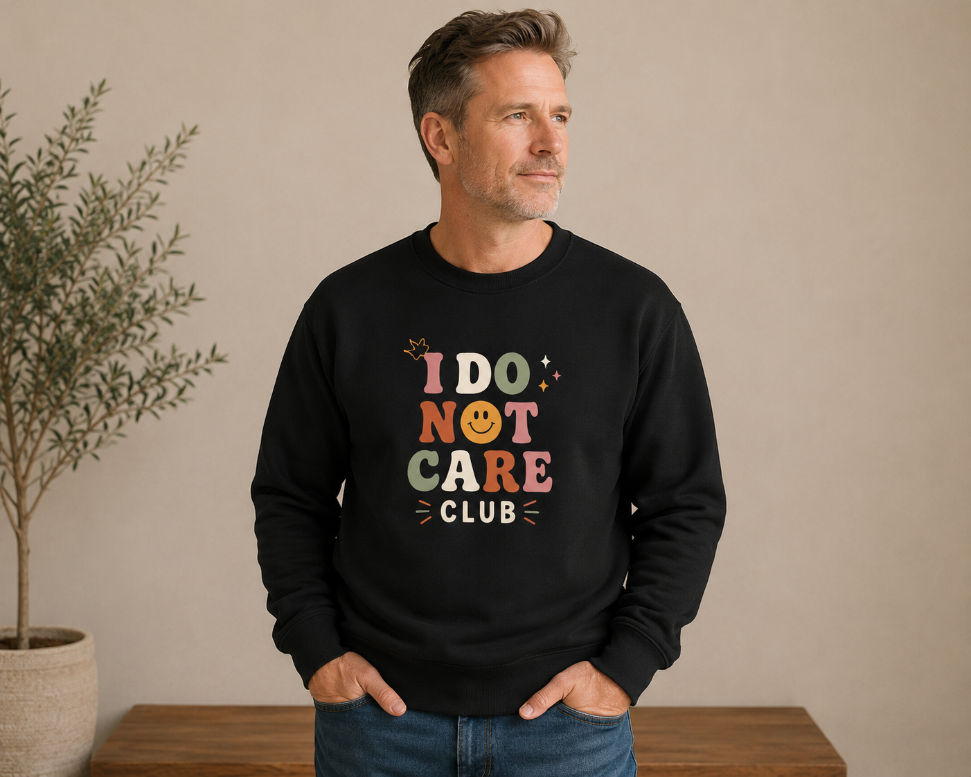I Do Not Care Club™ Unisex Crewneck Sweatshirt - Image 4