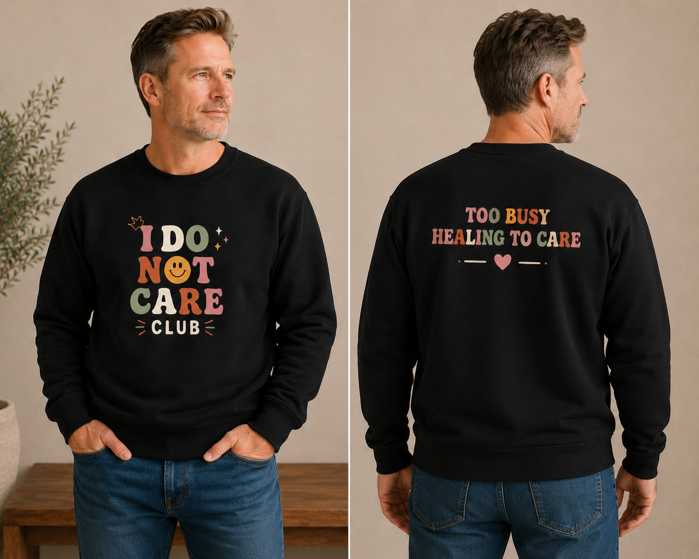 I Do Not Care Club™ Unisex Crewneck Sweatshirt - Image 6
